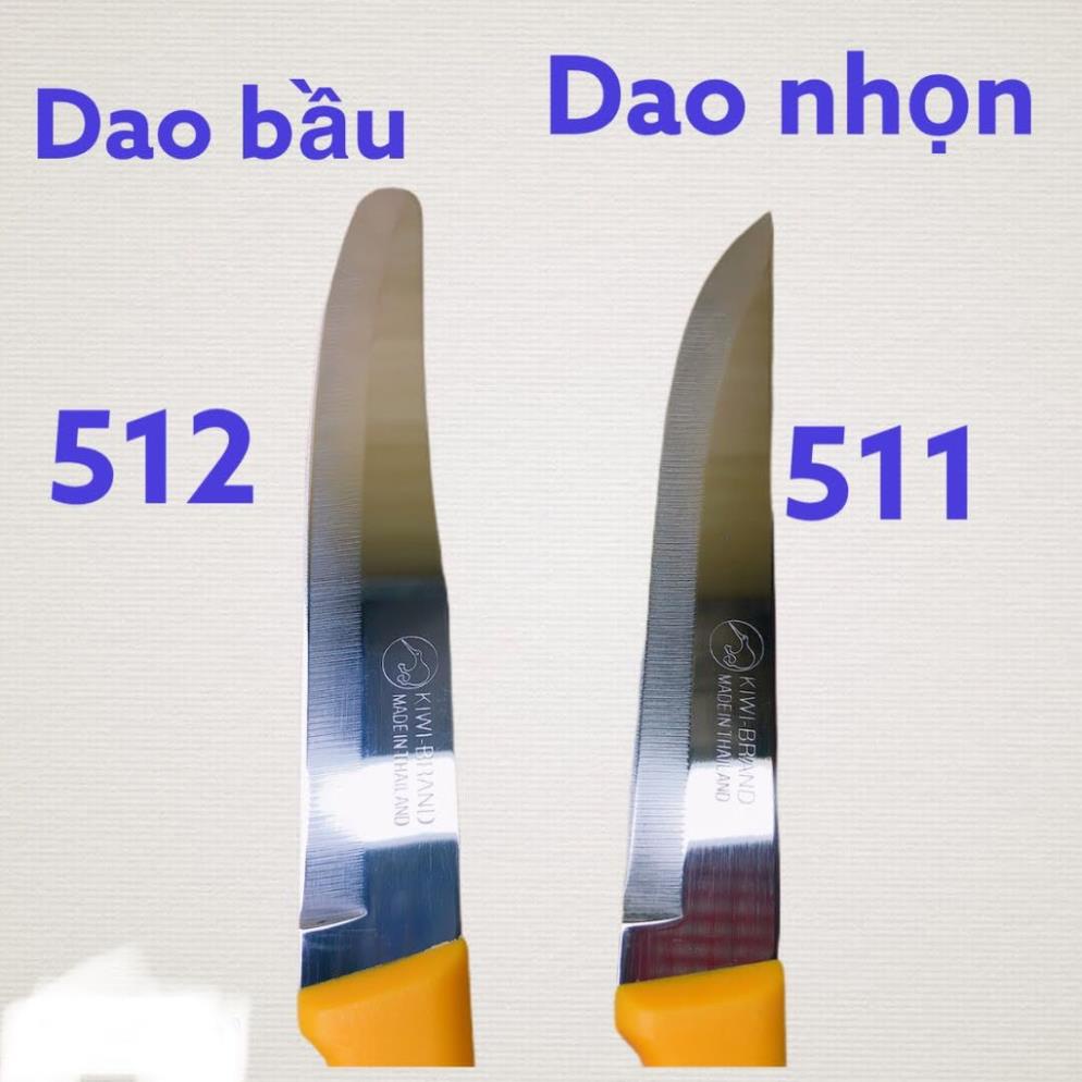 Dao thái lan cán vàng kiwi đầu nhọn và đầu bầu chuyên dùng gọt rau củ quả