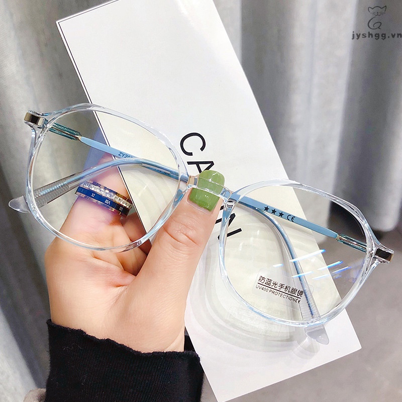 Mắt Kính Gọng Kim Loại Chống Ánh Sáng Xanh Kiểu Dáng Thời Trang