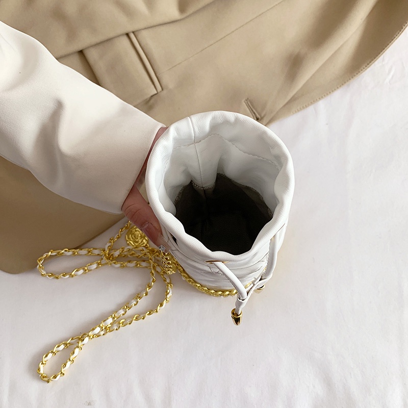 Túi đeo vai IELGY họa tiết vân kim cương dây xích cao cấp phong cách Hàn Quốc dành cho nữ