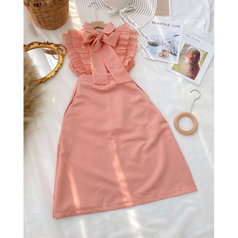 SET ÁO DẬP LY CHÂN VÁY TRƠN