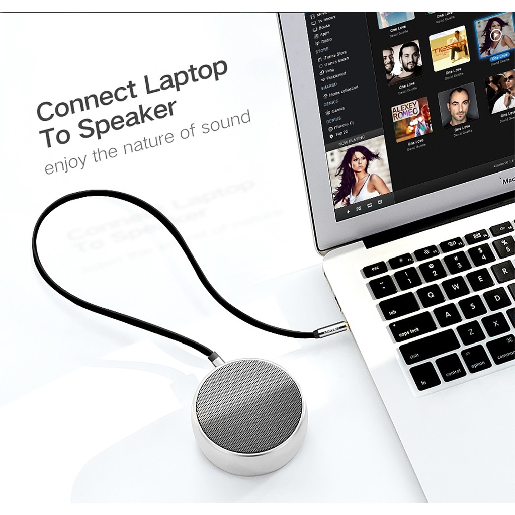 Cáp Âm Thanh 3.5mm Vỏ Nhôm Ugreen AV119 Chính Hãng