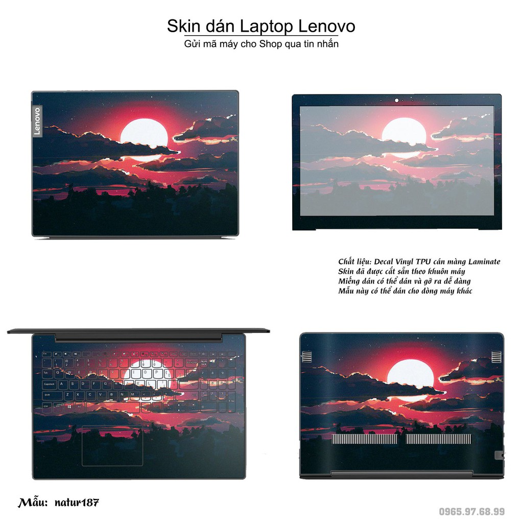 Skin dán Laptop Lenovo in hình thiên nhiên _nhiều mẫu 7 (inbox mã máy cho Shop)