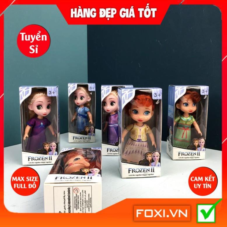 Búp bê Barbie Anna và Elsa Foxi-Đồ chơi công chúa nhân vật hoạt hình đẹp-vui nhộn-dễ thương-sáng tạo