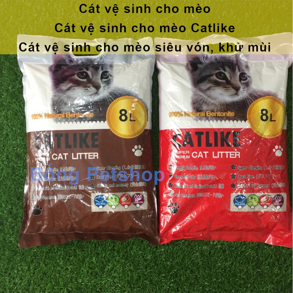 Cát vệ sinh cho mèo - Cát mèo Catlike - Cát vệ sinh cho mèo siêu vón, khử mùi