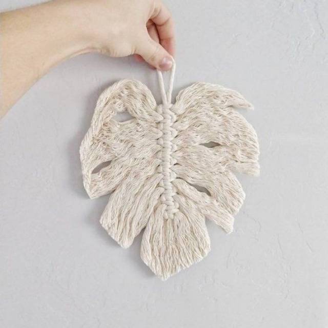Macrame Monstera Leaf | BigBuy360 - bigbuy360.vn