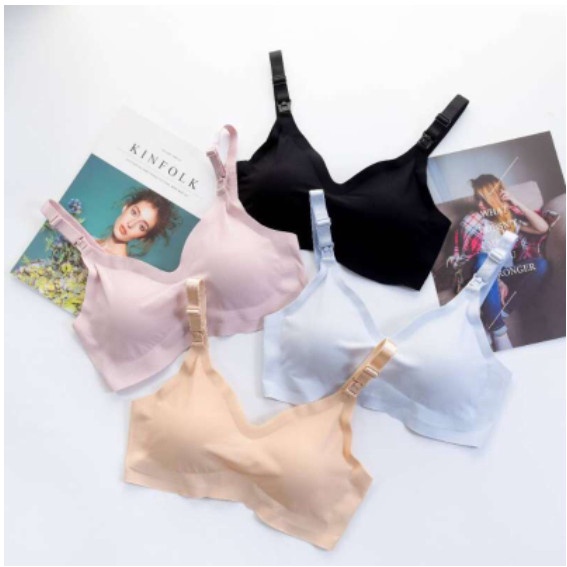 Áo lót bầu, áo ngực cho con bú không gọng nâng ngực chống chảy xệ SIÊU MỀM MỊN CO GIÃN 4 CHIỀU