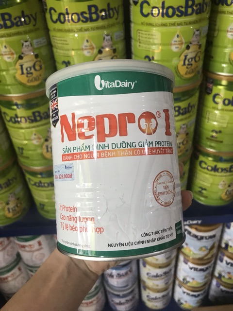 Combo 3lon Sữa Nepro số 1,2 400g