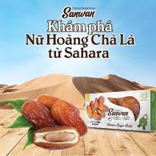 Hàng Air Loại 1 - Chà Là Sấy Dẻo Nguyên Cành Dates Sanwan Tunisia Đẹp Da, Tốt Cho Bà Bầu 500g