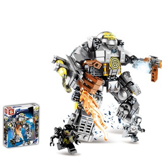 [Giá Sập Sàn] Xếp hình kiểu lego - Robot siêu nhân