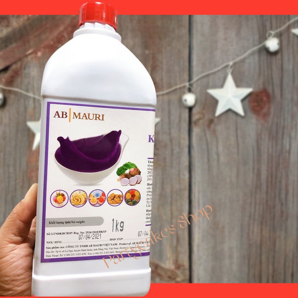 Hương khoai môn mauri 1kg- tạo hương và màu trong ché biến thực phẩm