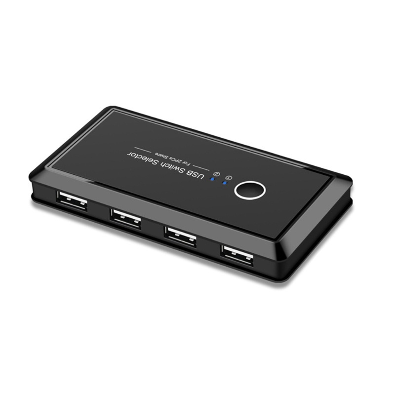 Bộ Chuyển Đổi Usb2.0 Kvm 2 Cổng Vào 4 Cổng Ra