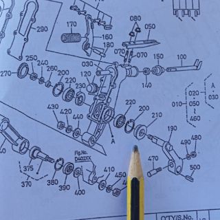 Phớt tay cấy- máy cấy lúa Kubota SPW48C