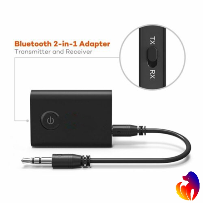 Thiết bị thu phát bluetooth 5.0 không dây 2 trong 1