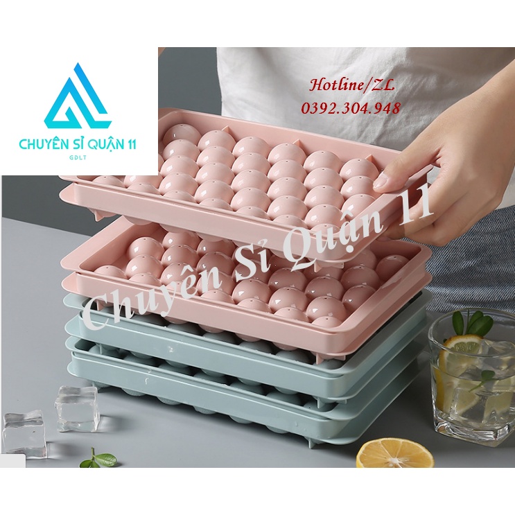 Khuôn làm đá tròn 33 viên, Khuôn đá viên Tiện dụng GD488-KDa