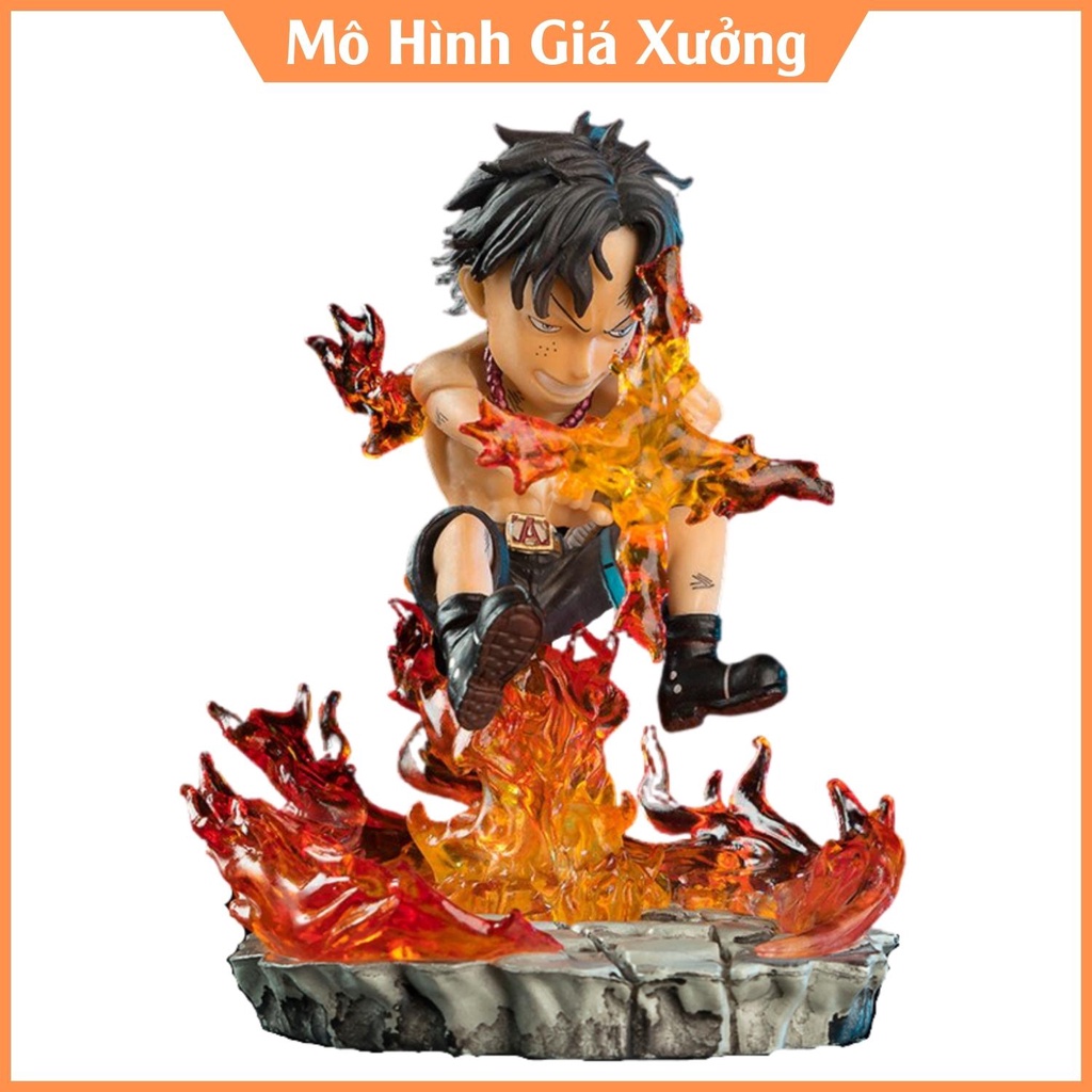 Mô Hình Portgas D. Ace Cao 10cm Trạng Thái Chiến Đấu - Figure Tượng One Piece