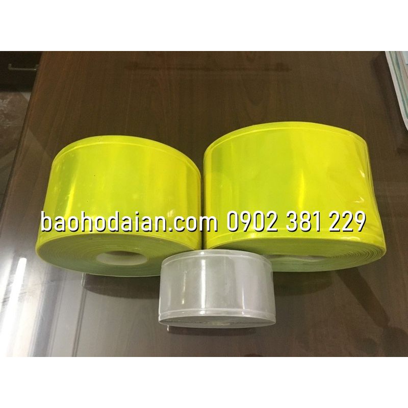 Dây phản quang nhựa trơn rộng 10cm - dài 50m