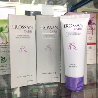 Gel vệ sinh phụ nữ erossan care tube 45gr