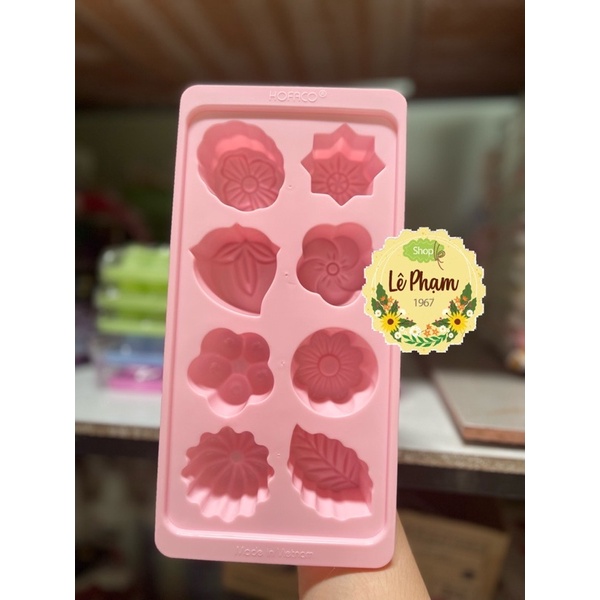 Combo 5 khuôn rau câu , khay đá , làm bánh HOFACO CAO CẤP