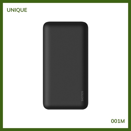 Sạc dự phòng SOLOVE 001M-Công nghệ sạc nhanh 21A-Dung lượng pin lớn 10000mAH