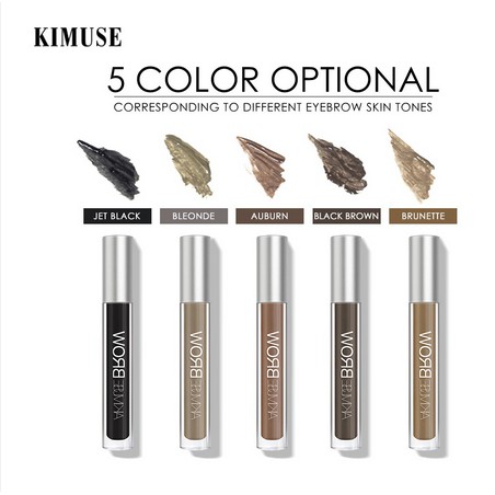 Gel kẻ lông mày Kimuse-Ks601 lâu trôi chống thấm nước 5 màu tùy chọn
