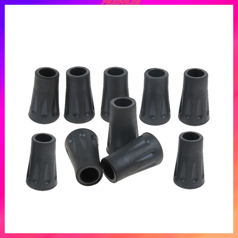 [Hàng mới về] Set 10 đầu cao su gắn gậy đi bộ chống trượt tiện lợi