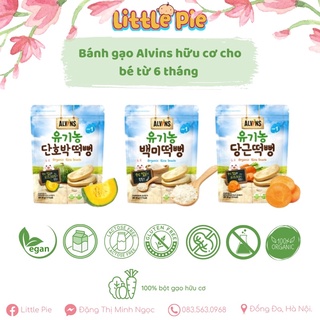 Date t7/2022 - Bánh gạo hữu cơ Alvin đủ vị bé 6 tháng