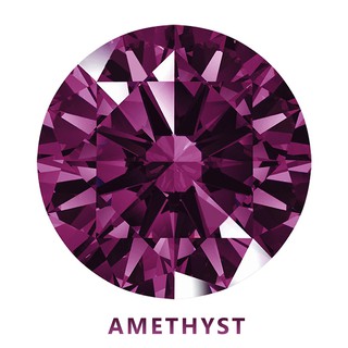 Kim cương nhân tạo Swarovski - Đá màu tím thạch anh 8LY (AMETHYST)