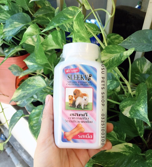 Xương canxi- vitamin Sleeky cho chó