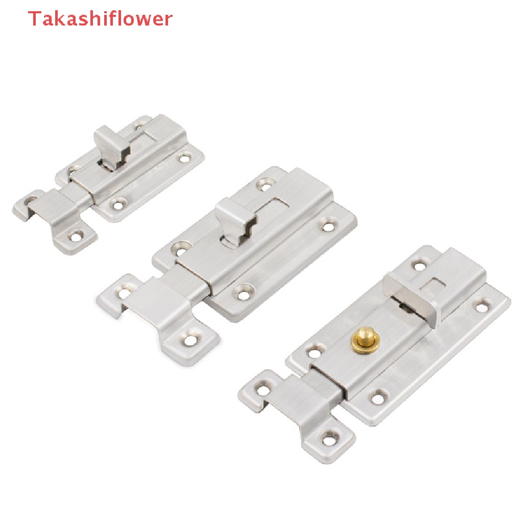 Chốt Khóa Cửa Trượt Bằng Inox Dày Dặn Dễ Lắp Đặt Tiện Dụng