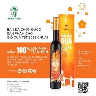 Mật hoa dừa lên men Cider 375ml