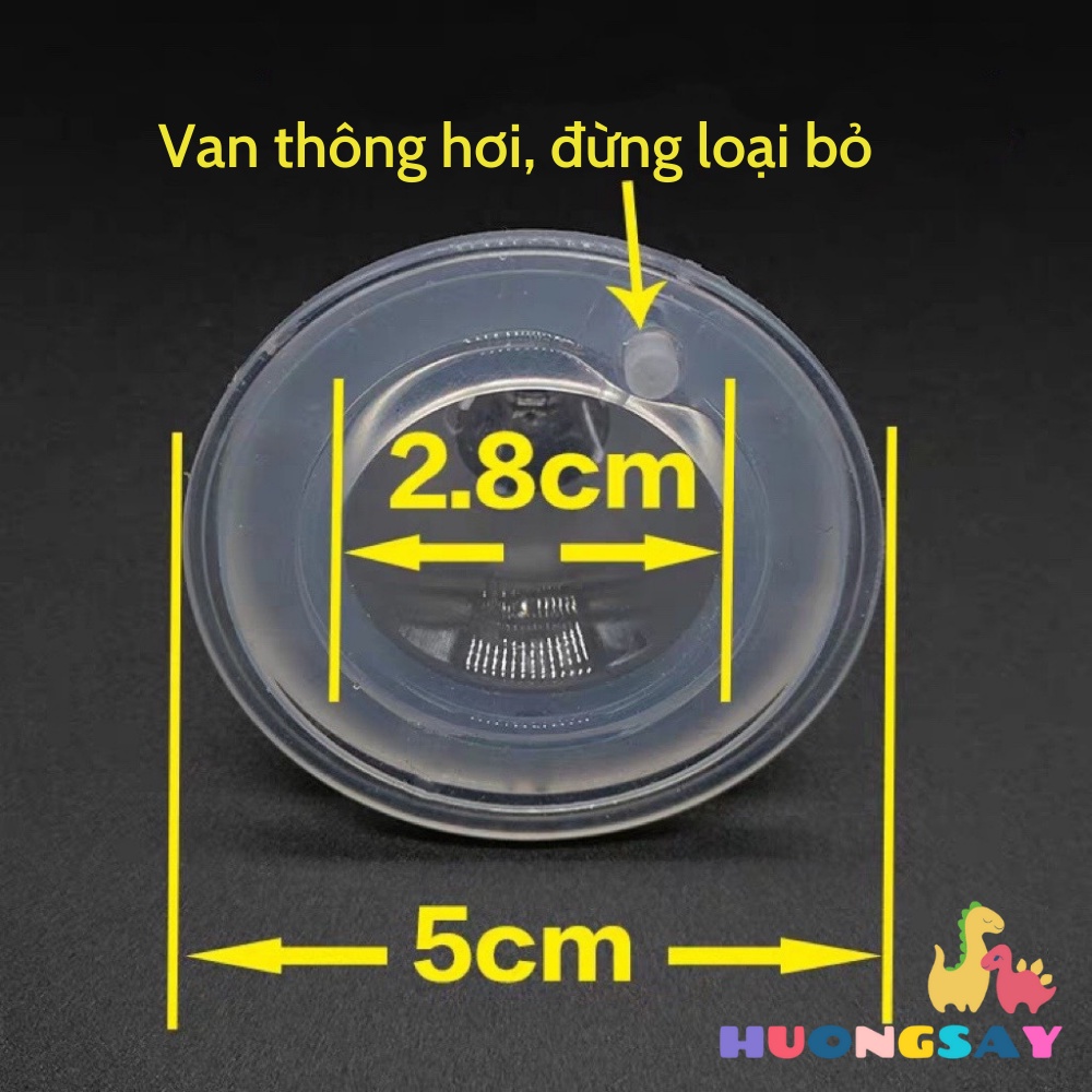 Núm ty cho bình Pigeon siêu mềm cổ rộng/hẹp và các loại bình cổ rộng/hẹp khác.