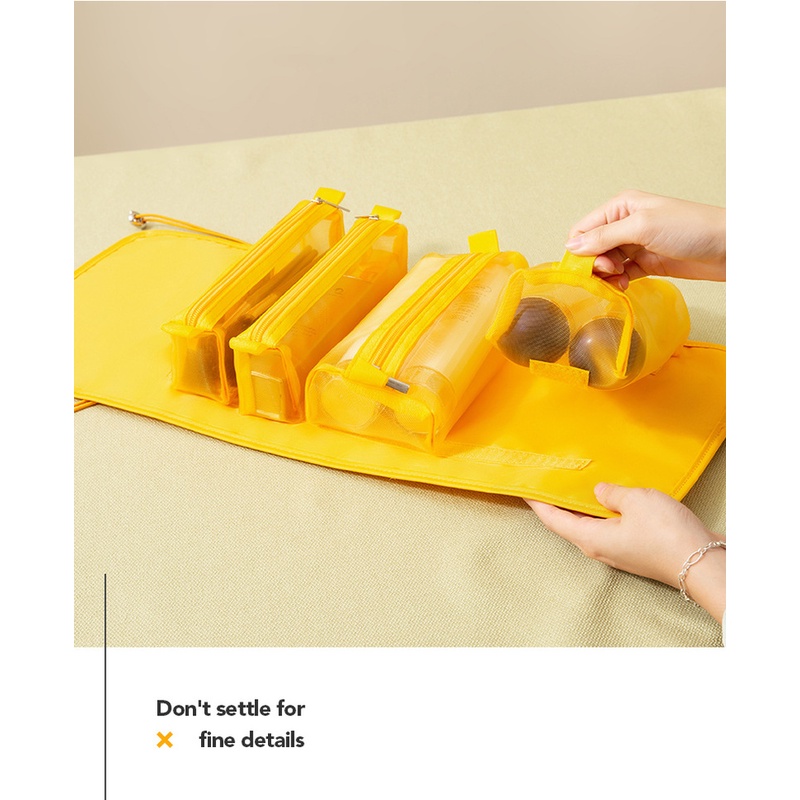 Túi Đựng Mỹ Phẩm Bốn Trong Một Tiện Dụng Khi Đi Du Lịch