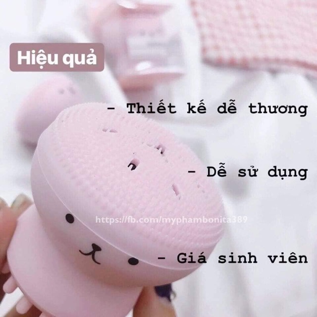 Cọ rửa mặt tạo bọt bạch tuộc