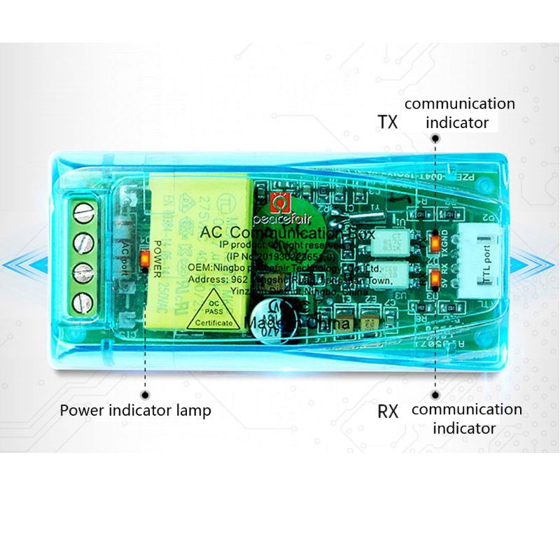 Mô-đun truyền thông TTL Modbus-RTU AC một pha 100A cải tiến PZEM-004T phiên bản 3.0