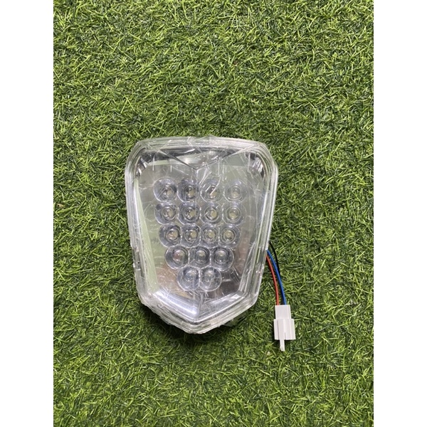 Cụm đèn led xe đạp điện cap A2-A9 mặt kính lồi 17 bóng led