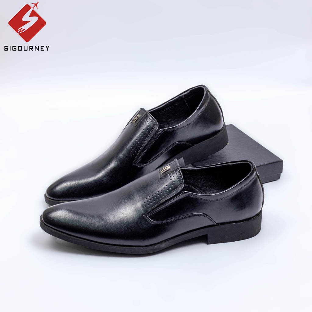 Giày Tây Nam Công Sở, Giày Lười Da Thật Thiết Kế Lịch Lãm, Sang Trọng SIG-07