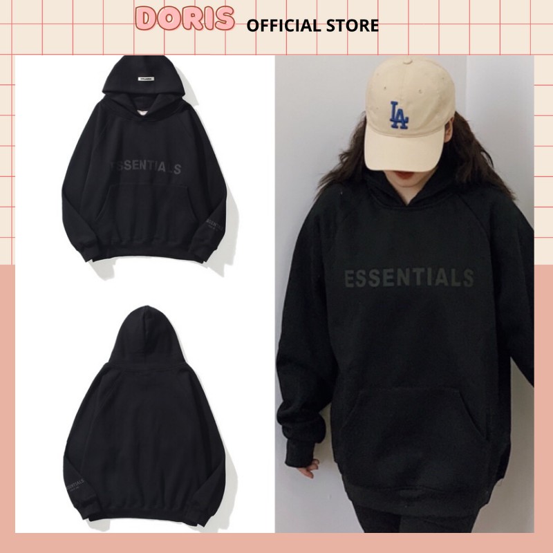 [Hoodie Ullzang] Áo hoodie nỉ ESSENTIAL dày dặn form rộng bao chất đẹp | BigBuy360 - bigbuy360.vn