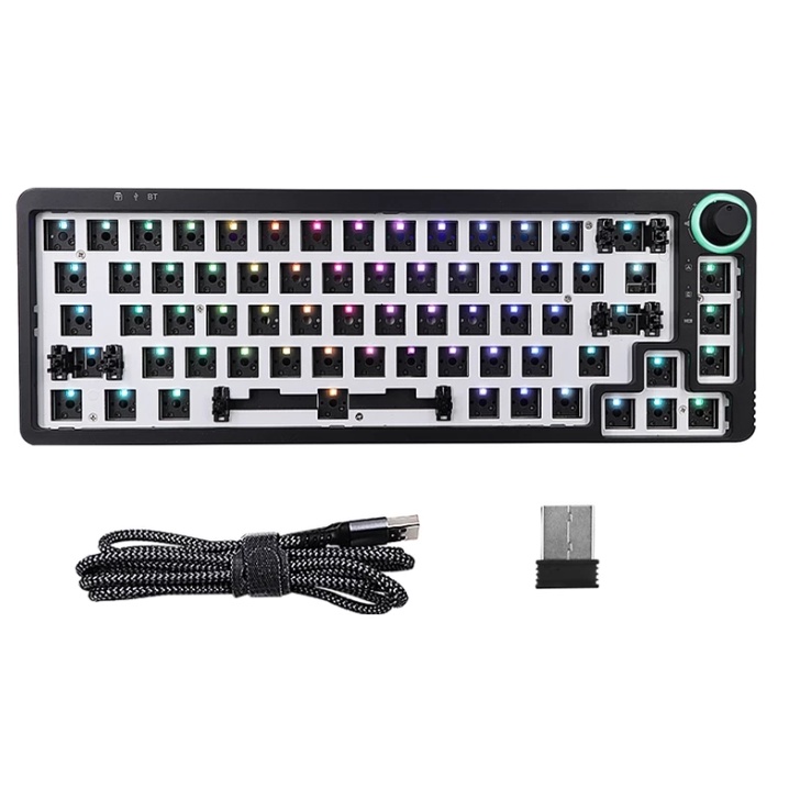 - Kit Phím Cơ Gamakay LK67 - RGB - 3 MODE - NEW FULLBOX - Hotswap - đủ màu