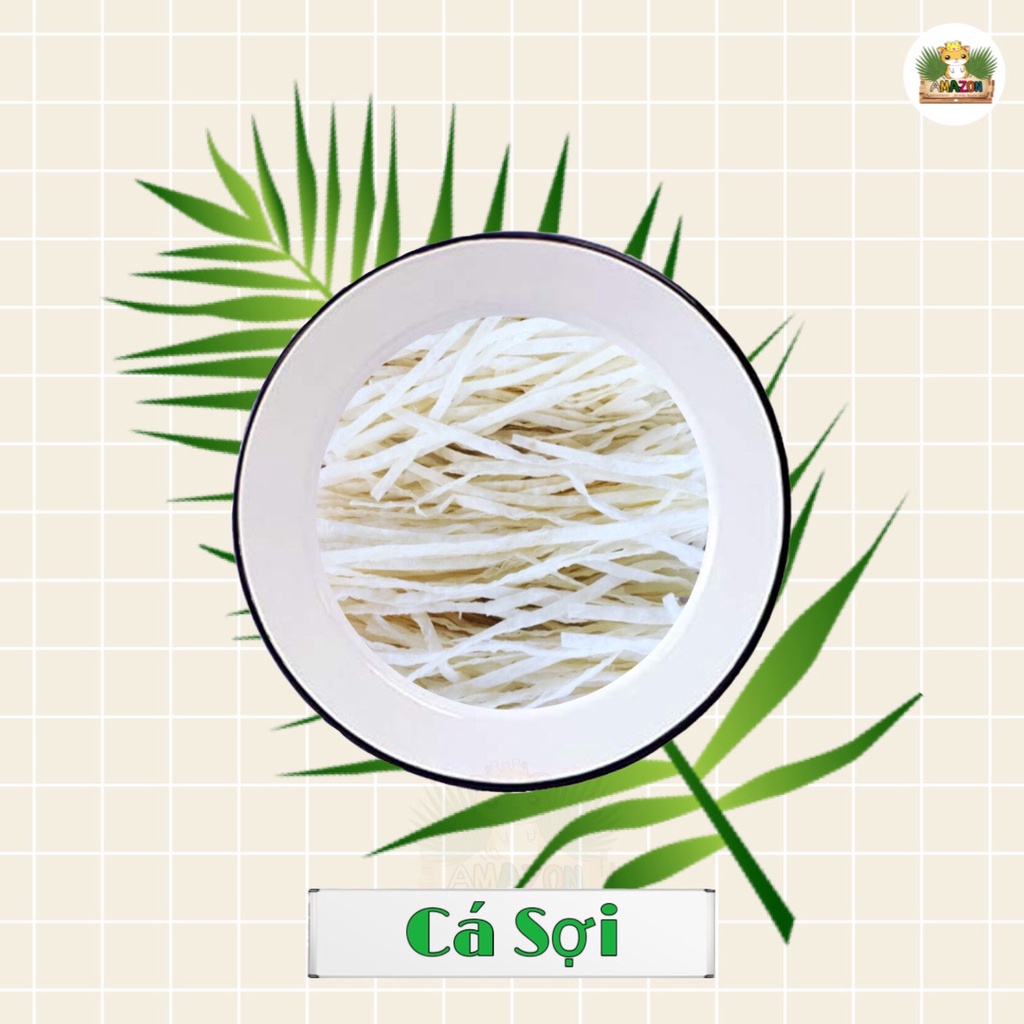 Thức ăn dặm cá, mực sợi 1kg dành cho hamster, sóc bay...