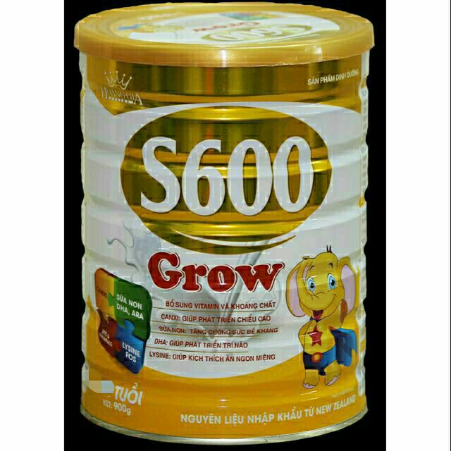 Sữa S600 Grow 900g(data 2021)