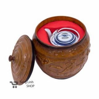 Bộ ủ ấm tích giả gỗ 1,5lit