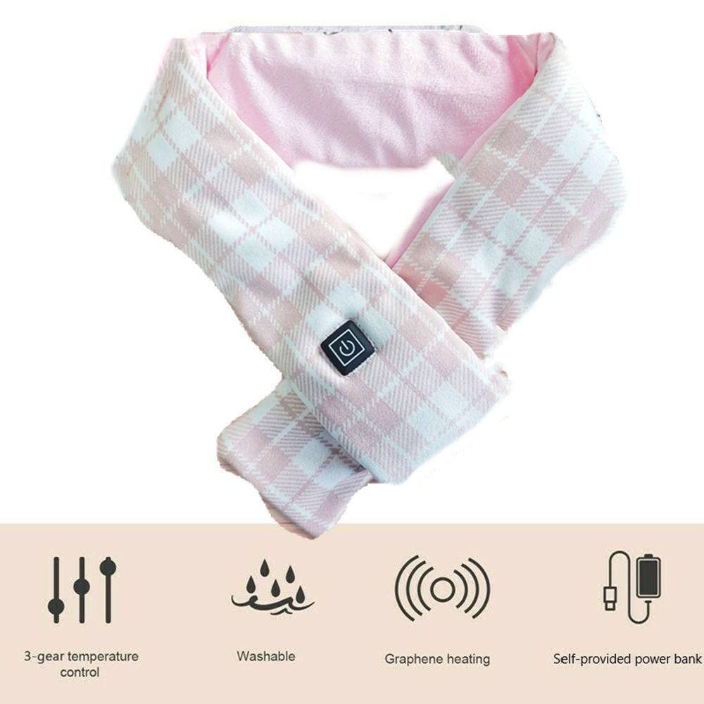 Khăn Quàng Cổ Sưởi Ấm Bằng Điện Có Thể Sạc Lại Bằng Cổng USB Dành Cho Nam Nữ