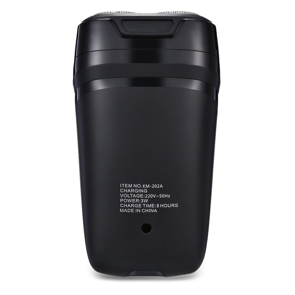 Máy cạo râu điện mini Kemei KM-202A lưỡi dao nổi chuyên dụng có thể sạc lại cho nam giới