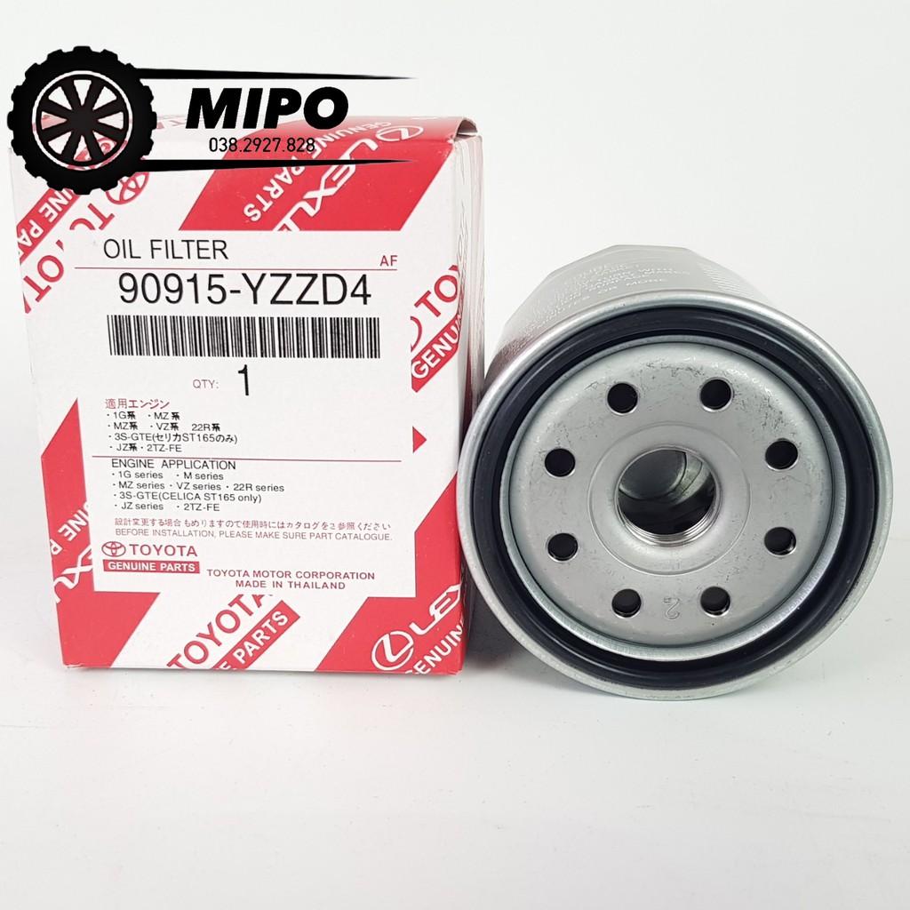 Lọc nhớt, lọc dầu động cơ xe Fortuner, Innova, Prado, Landcruiser, Hilux, Hiace
