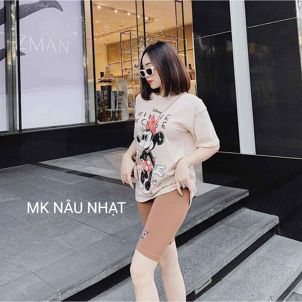 Đồ bộ nữ mặc nhà chất liệu vải thun Cotton 100%, 3 size, 45-80kg vừa, MK