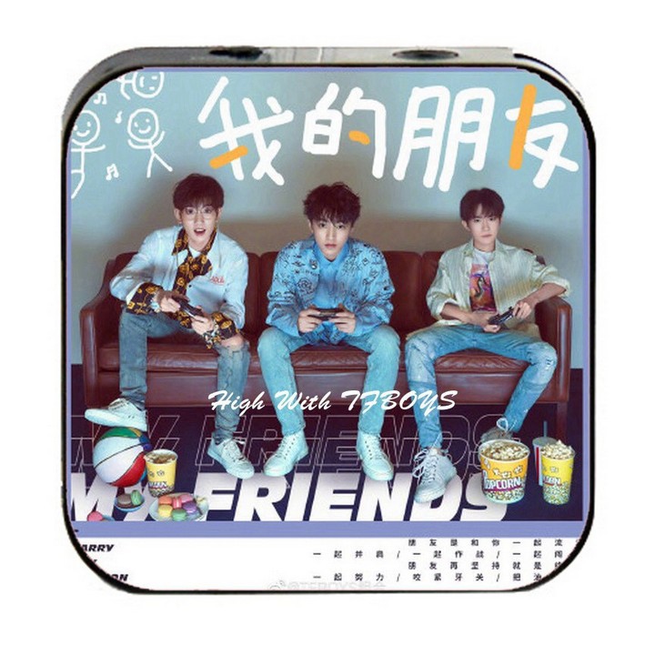 Máy nghe nhạc tfboys MP3 cầm tay mini tặng tai nghe cắm dây có mic và dây sạc nhỏ gọn tiện lợi thời trang