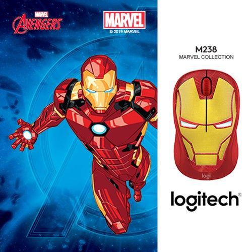 [Trả góp 0% LS] Chuột không dây Logitech M238 Marvel Collection