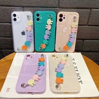 Ốp iphone ⚡️ 𝐅𝐑𝐄𝐄 𝐒𝐇𝐈𝐏 ⚡️ ốp lưng điện thoại iphone case màu+ móc thỏ