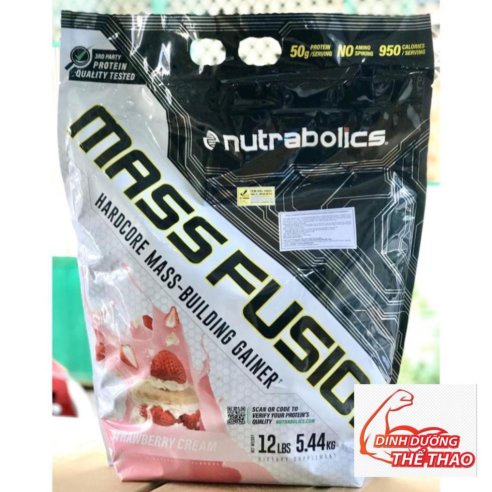 Sữa Tăng Cân Tăng Cơ Nutrabolics Mass Fusion 12lbs - Chính Hãng 100%
