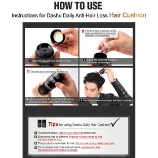 Phấn Dashu chống rụng tóc, hair cushion 26g [sunflower1968]
